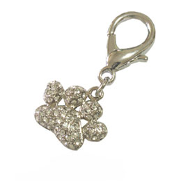 Pave Paw Charm