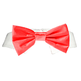 Red Satin Bow Tie