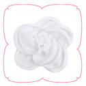 Dahlia Collar Flower - White