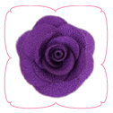 Hannah Collar Flower - Purple