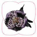 Julia Collar Flower - Purple