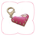 Enamel Heart Charm