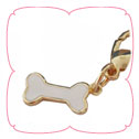 Tiny Enamel Bone Charm