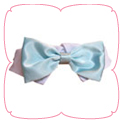 Aqua Satin Bow Tie