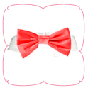 Red Satin Bow Tie