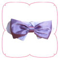 Lavender Satin Bow Tie